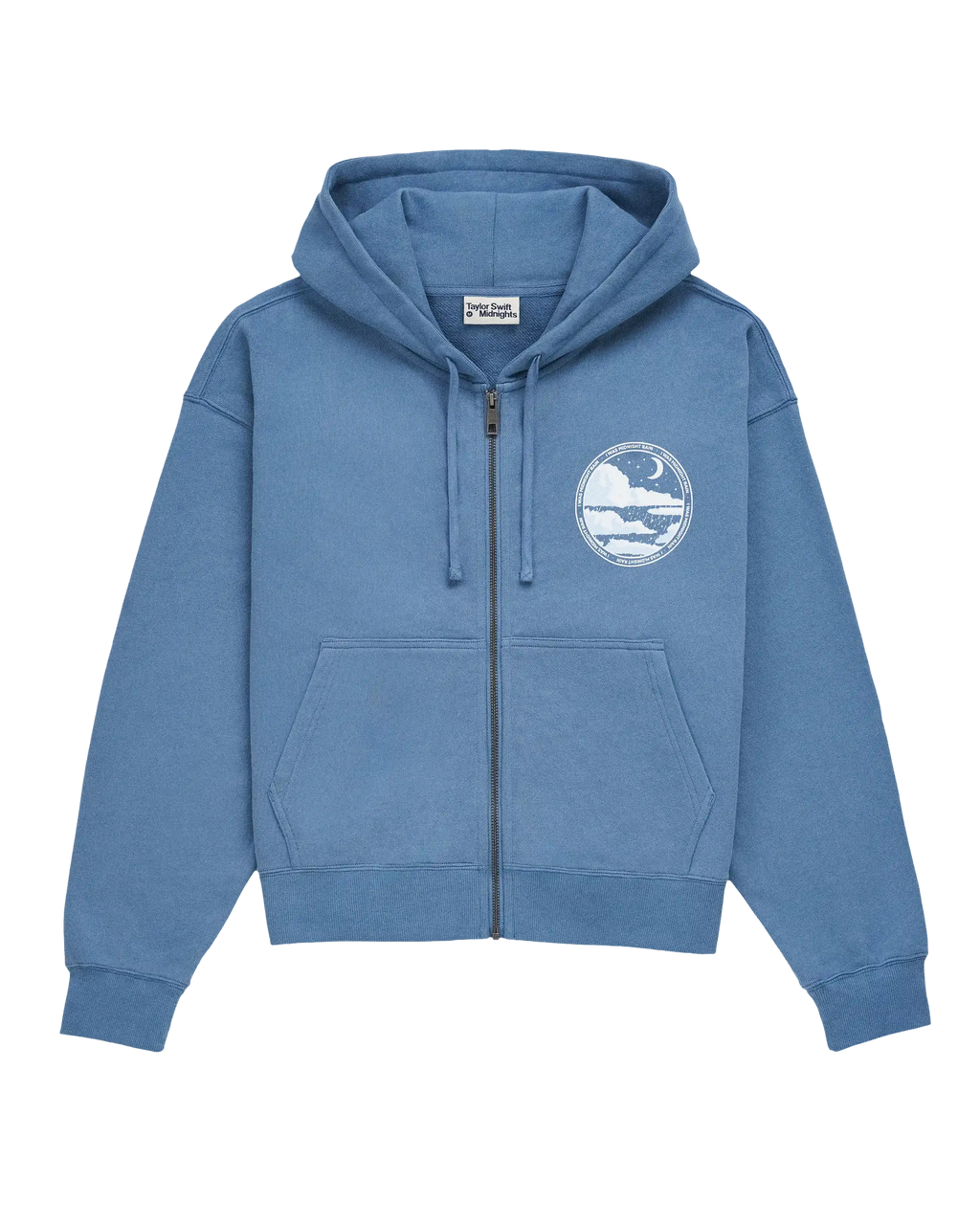 I Was Midnight Rain Zip Hoodie