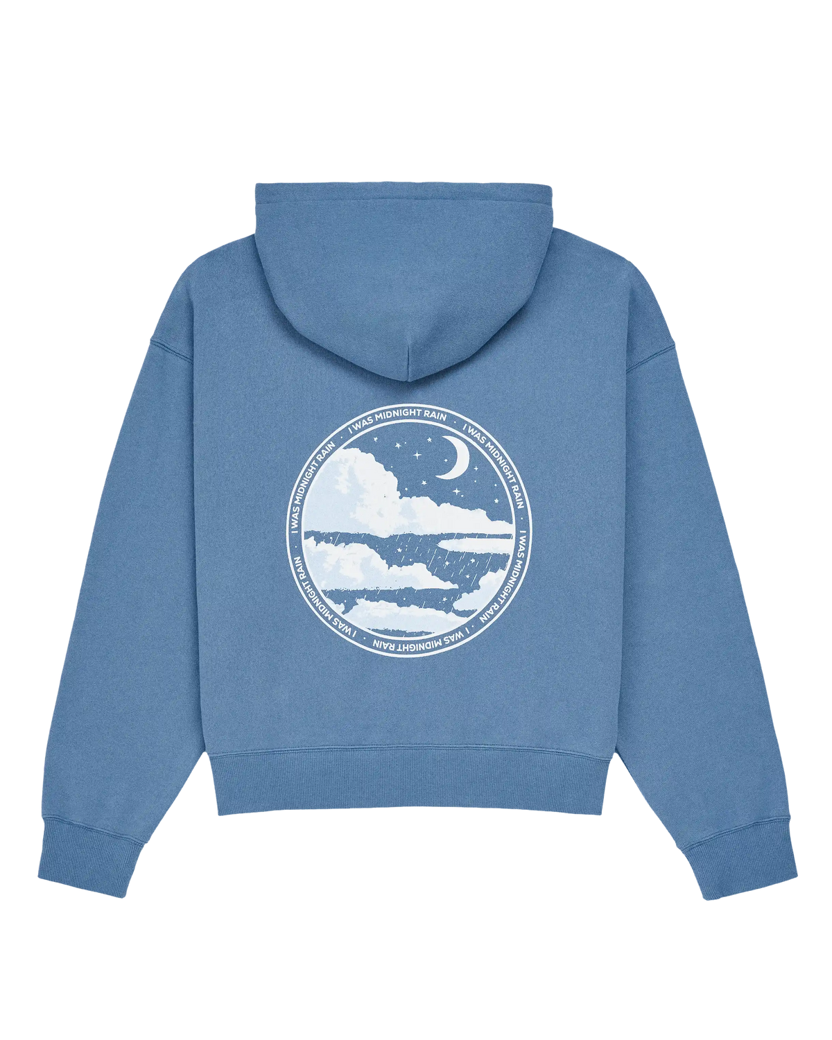I Was Midnight Rain Zip Hoodie