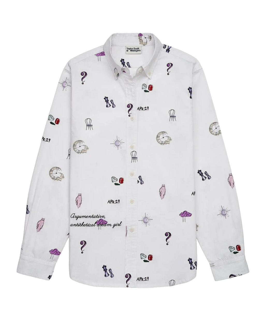 Midnights Album Button Down Shirt